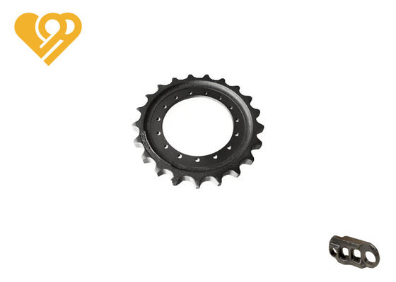 JS220 JCB Excavator Track Drive Sprocket Assembly with Surface Hardness HRC42-56